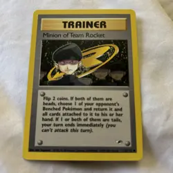 Minion of Team Rocket 1st Edition 113 132 Gym Heroes Trainer Pokemon WOTC... - Image 1