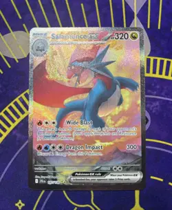 Salamence EX 187/159 Pokemon TCG Journey Together SIR NM+ - Image 1
