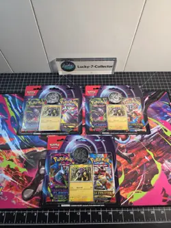 3x Pokemon Mega Evolution & Phantasmal Flames 2-Pack Blister Raikou - Sealed 🔥 - Image 1