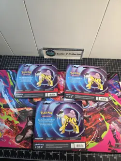3x Pokemon Mega Evolution & Phantasmal Flames 2-Pack Blister Raikou - Sealed 🔥 - Image 4