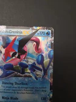 Ash-Greninja EX XY133 Black Star Promo Pokemon MP/HP - Image 3