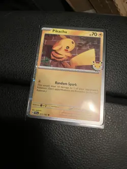Pikachu 051/162 2026 Pokemon Day Stamped Promo - Pokemon TCG Mint - Image 1