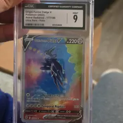 Pokemon TCG Origin Forme Dialga V Astral Radiance 177/189 Ultra Rare CGC 9 220 … - Image 1