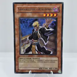 Yu-Gi-Oh Gravekeeper's Descendant ABPF-EN028 Absolute Powerforce Rare LP - Image 1