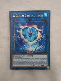 Yugioh G Golem Crystal Heart BLCR-EN042 Ultra Rare 1st - Image 1