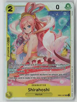 Shirahoshi EB01-057 One Piece Extra Booster: Memorial Collection Super Rare NM - Image 1