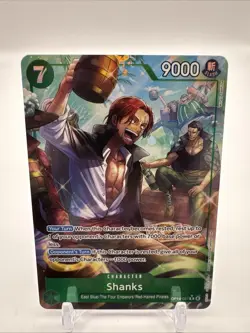 One Piece CCG Shanks OP14-027 Alt Art R The Azure Sea's Seven English - Image 1