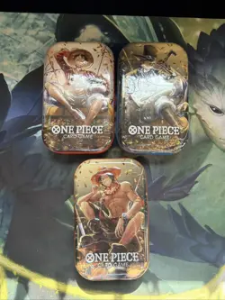 NEW SEALED - One Piece TCG, Vol.2 Tin pack All 3 Tins - Image 1