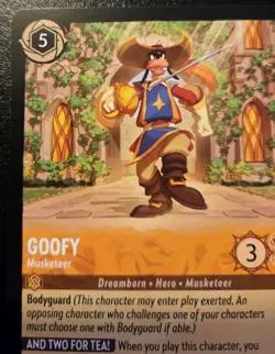 Goofy - Musketeer 4/204 Uncommon The First Chapter Disney Lorcana TCG - Image 2