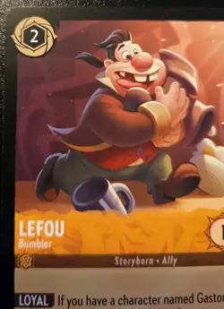Lefou - Bumbler 8/204 Uncommon The First Chapter Disney Lorcana TCG - Image 2