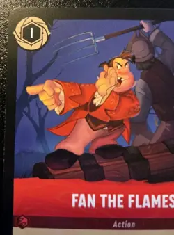 Fan The Flames 131/204 Uncommon The First Chapter Disney Lorcana TCG - Image 2