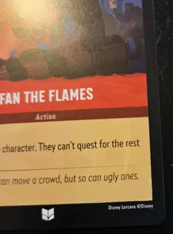 Fan The Flames 131/204 Uncommon The First Chapter Disney Lorcana TCG - Image 5