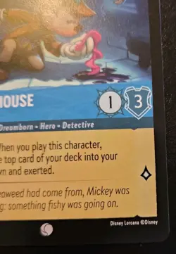 Mickey Mouse - Detective 154/204 Common The First Chapter Disney Lorcana TCG - Image 5