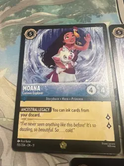 X3 Disney Lorcana Moana Curious Explorer 155/204 - Image 2