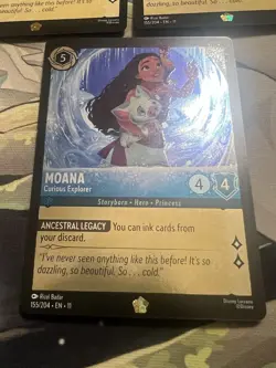 X3 Disney Lorcana Moana Curious Explorer 155/204 - Image 4