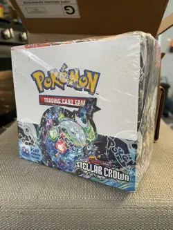 Pokemon TCG Stellar Crown Booster Box English Nintendo Trading Card Game - Image 1