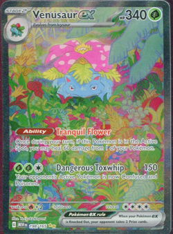Venusaur ex 198/165 151 Special Illustration Rare SIR Card Pokemon TCG NM- - Image 1