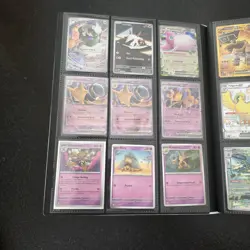 Alakazam Binder With Lots Of Mixed Holo And Reverse Pokemon Cards For Starters - Image 4
