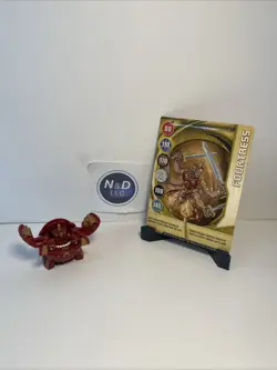 Bakugan Pyrus 520G Fortress Figure Battle Brawlers read W/Card RARE - Image 1