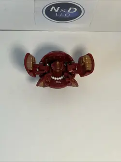 Bakugan Pyrus 520G Fortress Figure Battle Brawlers read W/Card RARE - Image 3