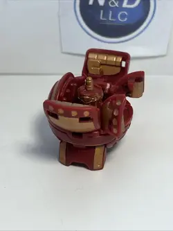 Bakugan Pyrus 520G Fortress Figure Battle Brawlers read W/Card RARE - Image 4