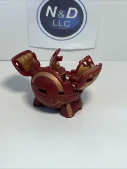 Bakugan Pyrus 520G Fortress Figure Battle Brawlers read W/Card RARE - Image 5