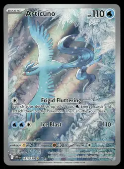 2# Pokemon Cards Articuno 161/159 Journey Together Illustration Rare - Image 1
