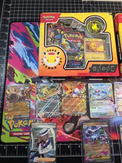 2026 Pokemon Day 30th Anniversary Collection Box [lot of 2] + 11x Card lot 🔥👀 - Image 2