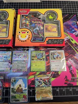 2026 Pokemon Day 30th Anniversary Collection Box [lot of 2] + 11x Card lot 🔥👀 - Image 3