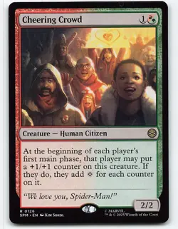 Cheering Crowd #126, Wizards of the Coast card - Image 1
