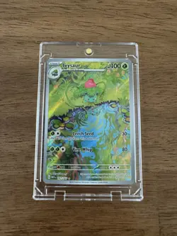 Pokemon Ivysaur Full Art Holo Rare Card Scarlet & Violet 151 167/165 - Image 3