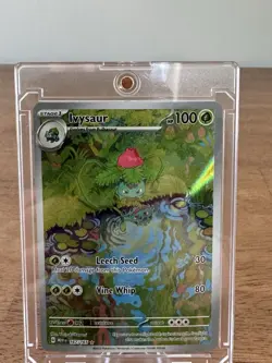 Pokemon Ivysaur Full Art Holo Rare Card Scarlet & Violet 151 167/165 - Image 5