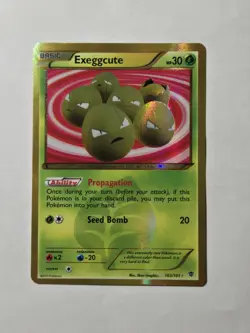 Exeggcute 102/101 Secret Rare Pokemon Card Holo Plasma Blast Black & White NM - Image 1