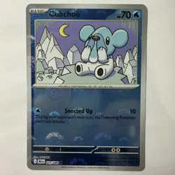 Cubchoo (Poke Ball Pattern) SV: Black Bolt 025/086 NM English Pokemon Card - Image 1