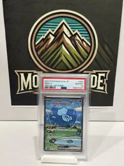 Pokemon Card Bubble Mew EX SAR 347/190 SV4a Shiny Treasure PSA 10 - Image 1