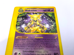 Pokemon Card - Non-Holo Alakazam 33/165 Expedition *MP* e-Card Rare - Image 3