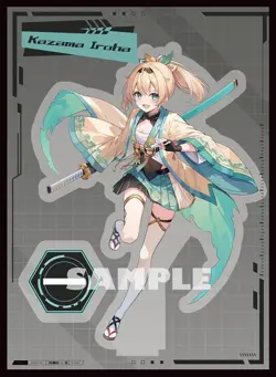 VTuber hololive holoX Kazama Iroha doujin Card Sleeve Protector - Image 1
