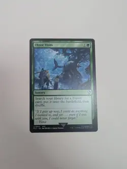 MTG - Three Visits - Commander: Final Fantasy NM/M Condition - Image 1