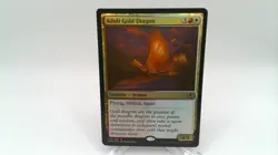 Adult Gold Dragon Foil Adventures in the Forgotten Realms AFR Rare MTG Magic - Image 1
