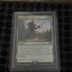 MTG Entish Restoration #0163 The Lord of the Rings FOIL Uncommon NM/M - Image 1