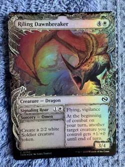 Riling Dawnbreaker (Showcase) - MTG - Tarkir: Dragonstorm - FOIL - NM - Image 1