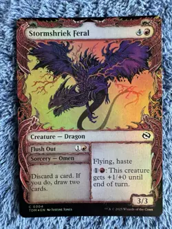 MTG Stormshriek Feral (Showcase) NM FOIL (TDM) - Image 1