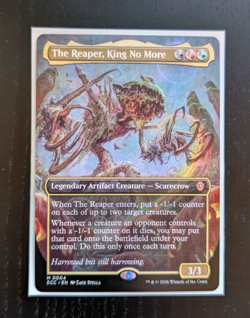 THE REAPER, KING NO MORE Mythic Borderless Lorwyn Eclipsed Near Mint MTG - Image 1