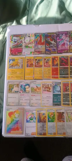 Pokemon Card Collection Lot Charizard,Eevee, Rainbow Rare - Image 2
