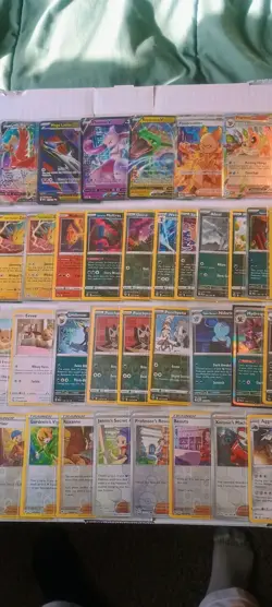 Pokemon Card Collection Lot Charizard,Eevee, Rainbow Rare - Image 3