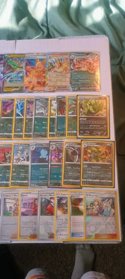 Pokemon Card Collection Lot Charizard,Eevee, Rainbow Rare - Image 4