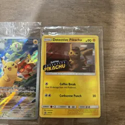 Pokemon Pikachu Sealed Promo Lot of 3 Nm Build A Bear Detective Paldea Evolved - Image 2