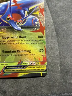 MISPRINT Mega Heracross EX 004/094 Phantasmal Flames Double Rare Pokemon TCG NM - Image 5