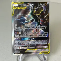 Pokemon TCG Garchomp & Giratina GX SM193 Sun & Moon Promo Card NM - Image 1
