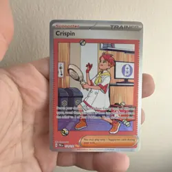 Pokemon Crispin Full Art Trainer Holo Card Sv: Prismatic Evolutions 171/131 Eng… - Image 1